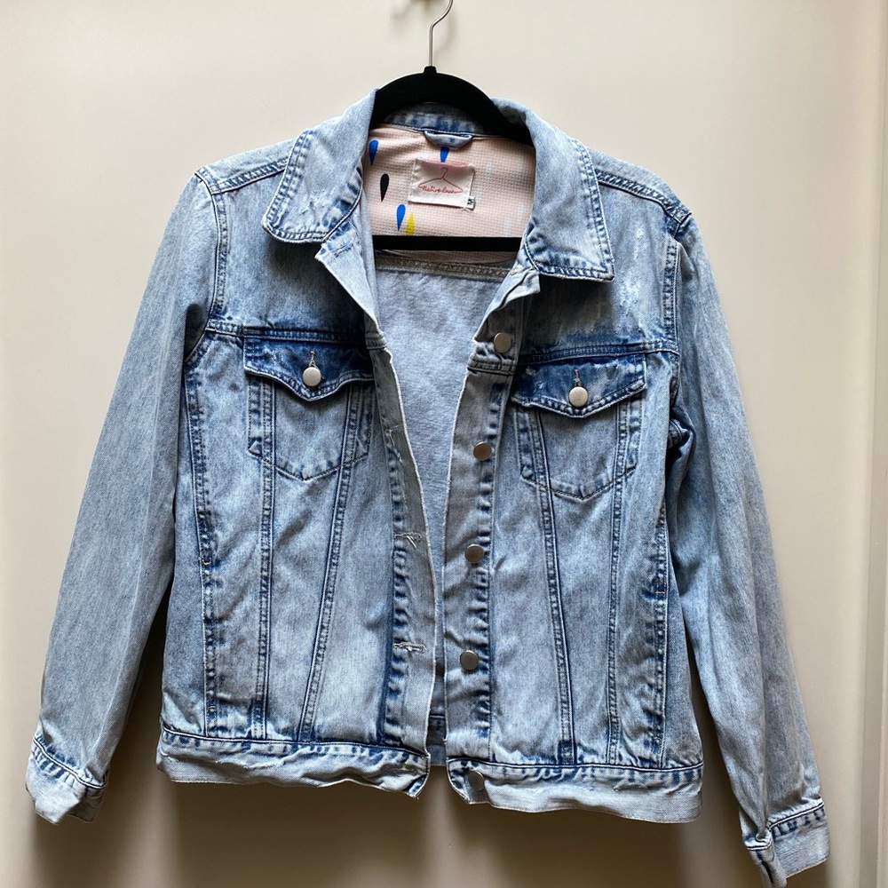Native Rose denim jacket